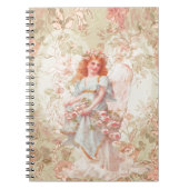 Bloemen en Engel Collage Notitieboek (Voorkant)