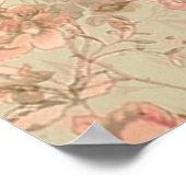 Bloemen en Engel Collage Poster (Hoek)