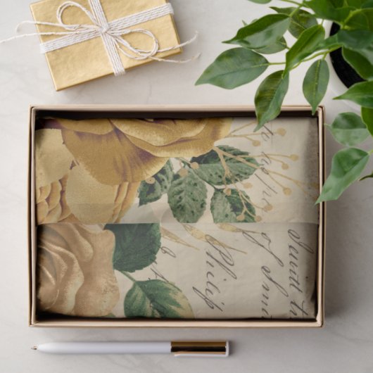 Bloemen en Ephemera Design Series #13 Tissuepapier (Geschenk)