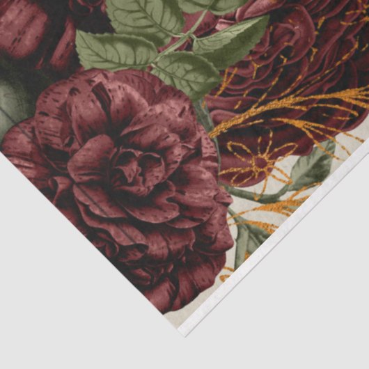 Bloemen en Ephemera Design Series #14 Tissuepapier (Detail)