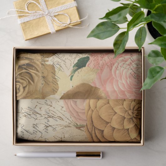 Bloemen en Ephemera Design Series #9 Tissuepapier (Geschenk)