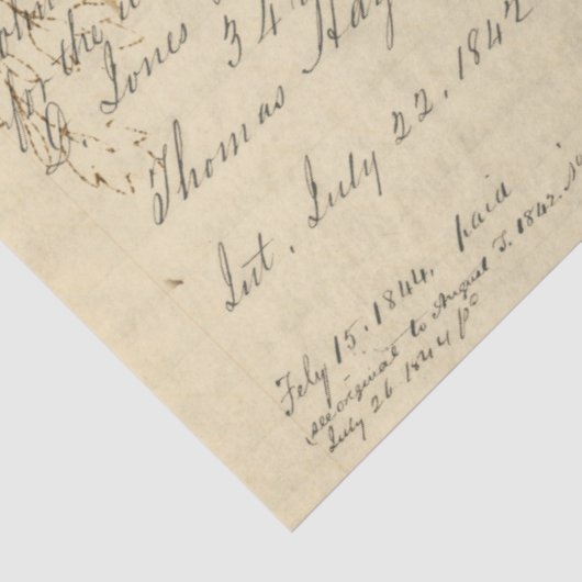 Bloemen en Ephemera Design Series #9 Tissuepapier (Detail)