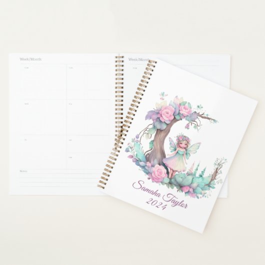 Bloemen en Fairy Waterverf Planner (Display)