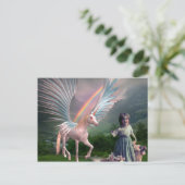 BLOEMEN EN FANTASIES BRIEFKAART (Staand voorkant)