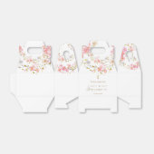 bloemen en faux glitter Eerste Communie Bedankdoosjes (Uitgevouwen)