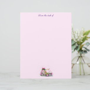 Bloemen en Fiets Stationery Briefhoofd