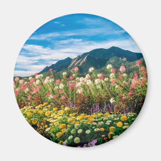 Bloemen en Flatirons Magneet (Voorkant)