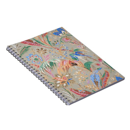 Bloemen- en Foliaatpatroon Notitieboek (Rechterzijde)