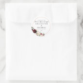 Bloemen en Folie | Zeep Sticker (Tas)