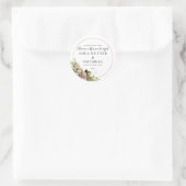 Bloemen en Folie | Zeep Sticker (Tas)