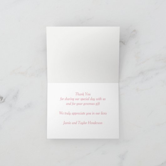 Bloemen en Franse Bulldogs Bedankkaart (Binnen)