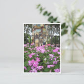 Bloemen en Franse Posters Briefkaart (Staand voorkant)