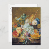 Bloemen en fruit briefkaart (Voorkant / Achterkant)