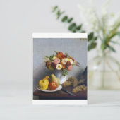 Bloemen en fruit, Henri Fantin-Latour Briefkaart (Staand voorkant)