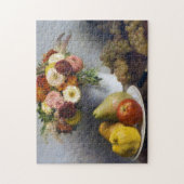Bloemen en fruit, Henri Fantin-Latour Legpuzzel (Verticaal)