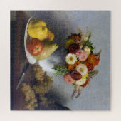 Bloemen en fruit, Henri Fantin-Latour Legpuzzel (Horizontaal)