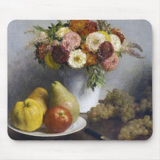 Bloemen en fruit, Henri Fantin-Latour Muismat (Voorkant)