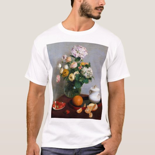 Bloemen en fruit, Henri Fantin-Latour T-shirt (Voorkant)