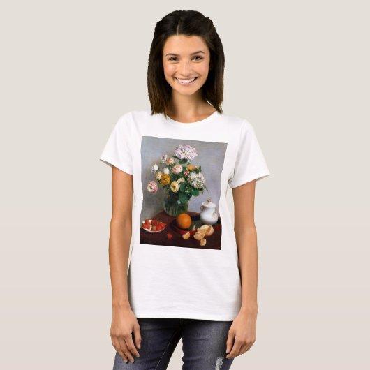 Bloemen en fruit, Henri Fantin-Latour T-shirt (Voorkant volledig)