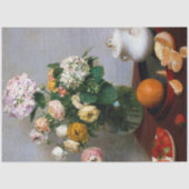 Bloemen en fruit, Henri Fantin-Latour Tissuepapier (Voorkant)