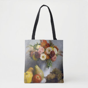 Bloemen en fruit, Henri Fantin-Latour Tote Bag