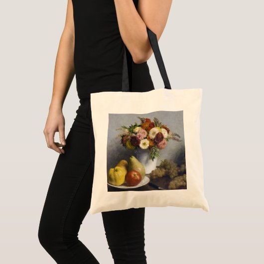 Bloemen en fruit, Henri Fantin-Latour Tote Bag (Voorkant (product))