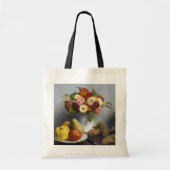 Bloemen en fruit, Henri Fantin-Latour Tote Bag (Voorkant)