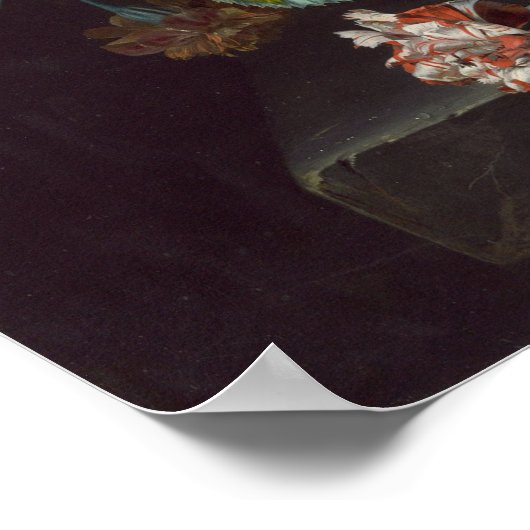 Bloemen en fruit - Jan van Huysum Fine Art Poster (Hoek)