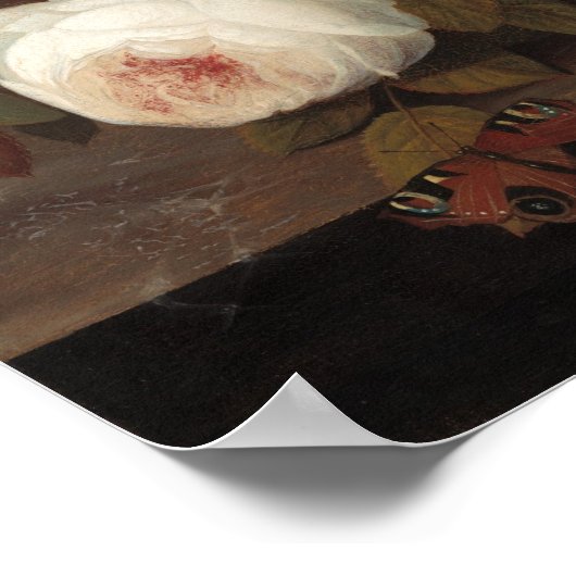 Bloemen en fruit - Poster met Severin Roesen Fine (Hoek)