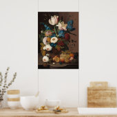 Bloemen en fruit - Poster met Severin Roesen Fine (Keuken)