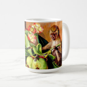 Bloemen en fruit van Mangosteen; Singapore Monkey Koffiemok