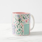  Bloemen en Gecontroleerde Patronen Mok (Voorkant rechts)