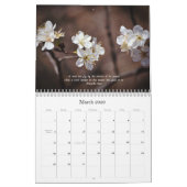 Bloemen en geloof Bijbel Verzen Kalender 2024 (Mar 2026)