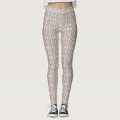 Bloemen en geometrische harmonie Leggings (Voorkant)