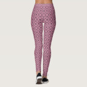 Bloemen en geometrische harmonie Leggings (Achterkant)