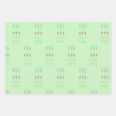 Bloemen en gespannen lente inpakpapier vel (Voorkant 2)