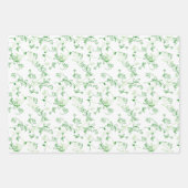 Bloemen en gespannen lente inpakpapier vel (Voorkant)