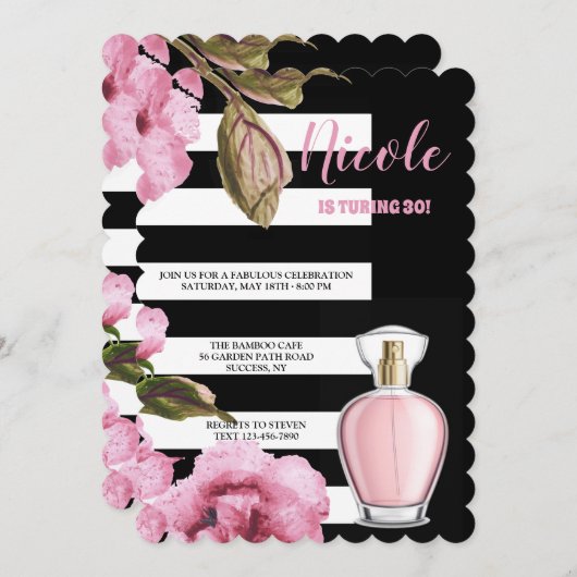 Bloemen en geur kaart (Voorkant / Achterkant)