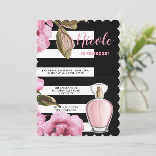 Bloemen en geur kaart (Staand voorkant)