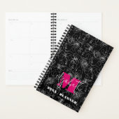 Bloemen en gezichten monogram planner (Display)