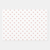 Bloemen en gouden kanten bruiloft inpakpapier vel (Voorkant 3)