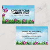 Bloemen en grastuinen | Wolken en hemel Visitekaartje (Voorkant / Achterkant)