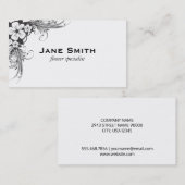 Bloemen en groei visitekaartje (Voorkant / Achterkant)