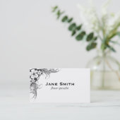 Bloemen en groei visitekaartje (Staand voorkant)