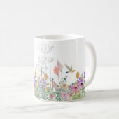 Bloemen en groen Bloemstuk koffie Mok (Voorkant rechts)