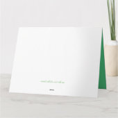 Bloemen en groen kaart (Achterkant)