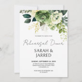 Bloemen en groen repetitie kaart (Voorkant)