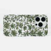 bloemen en groene bladeren iPhone hoesje (Achterkant horizontaal)