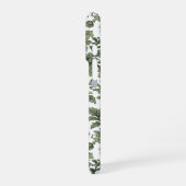 bloemen en groene bladeren iPhone hoesje (Linkerkant)