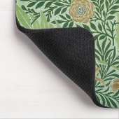 Bloemen en groene bladeren Mousepad Muismat (Hoek)